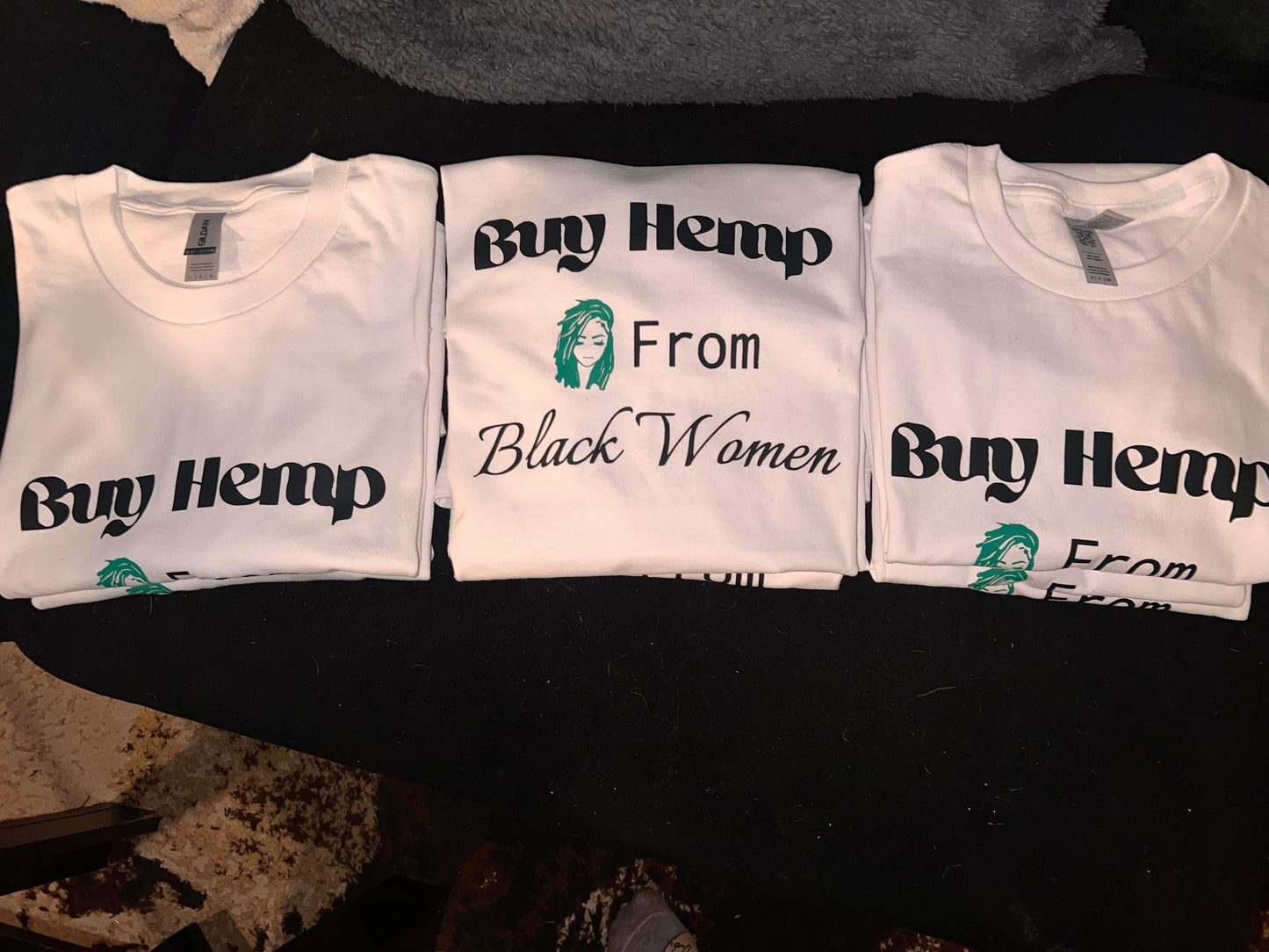 Buy Hemp from Black Women T-Shirt