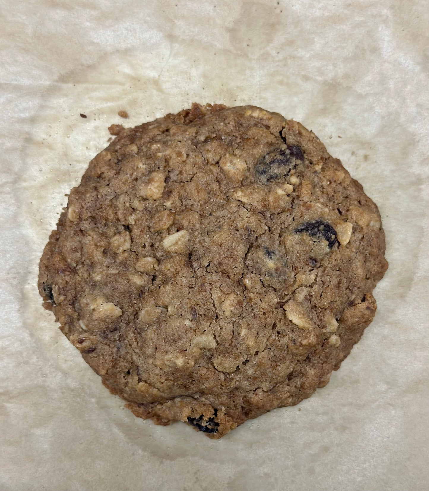 "Let's call it healthy." (Oatmeal Cookie) VG,GF